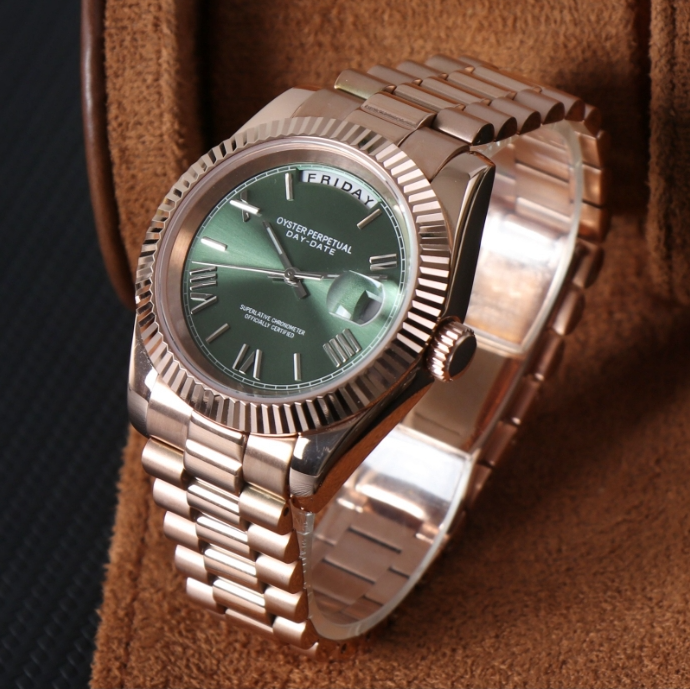 Day Dateiko - Rose Gold Olive