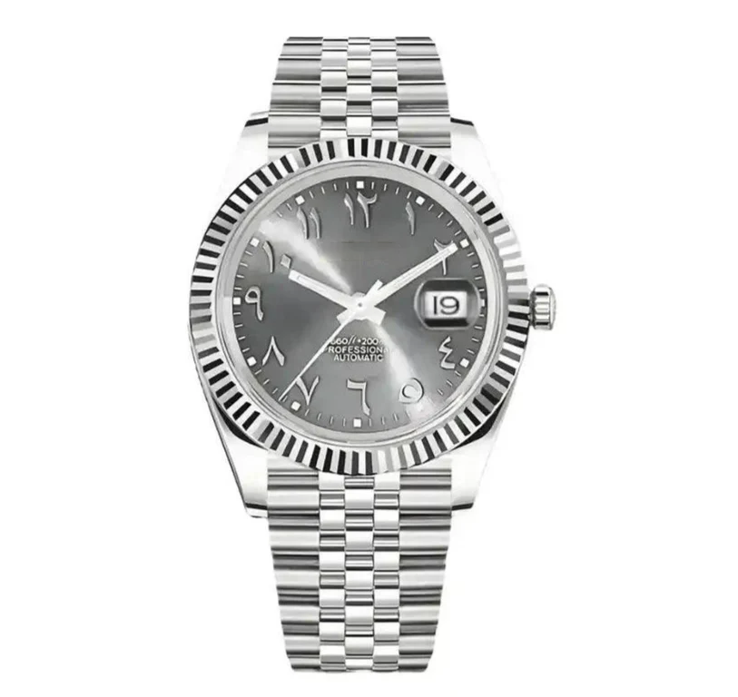 SeikJust - Grey Arabic dial