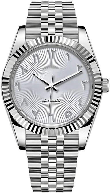 SeikJust - Silver Arabic dial v2