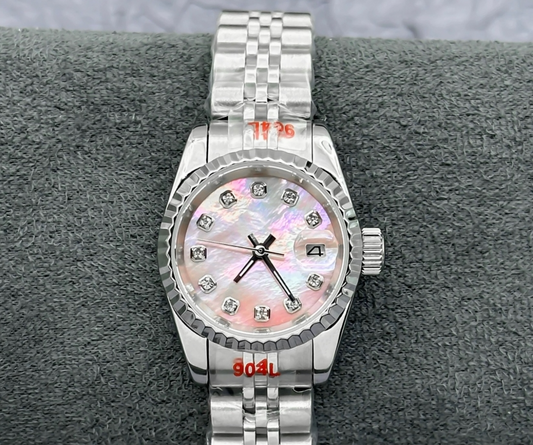 Ladies Seikjust - Silver Mother of pearl diamond